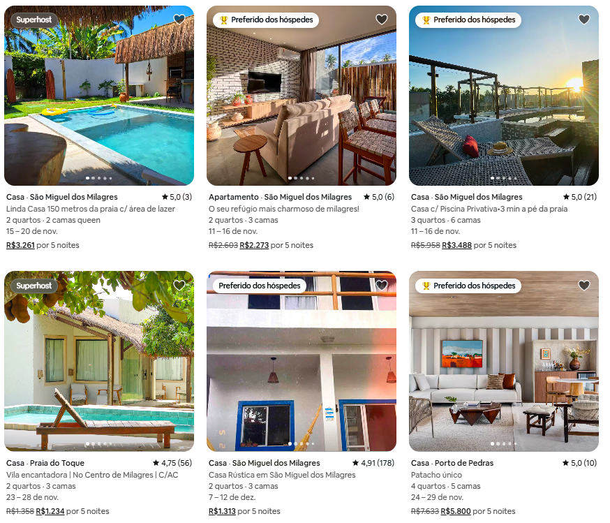 Aluguel de Casas Pé na Areia em São Miguel dos Milagres: Experiência Única no Paraíso